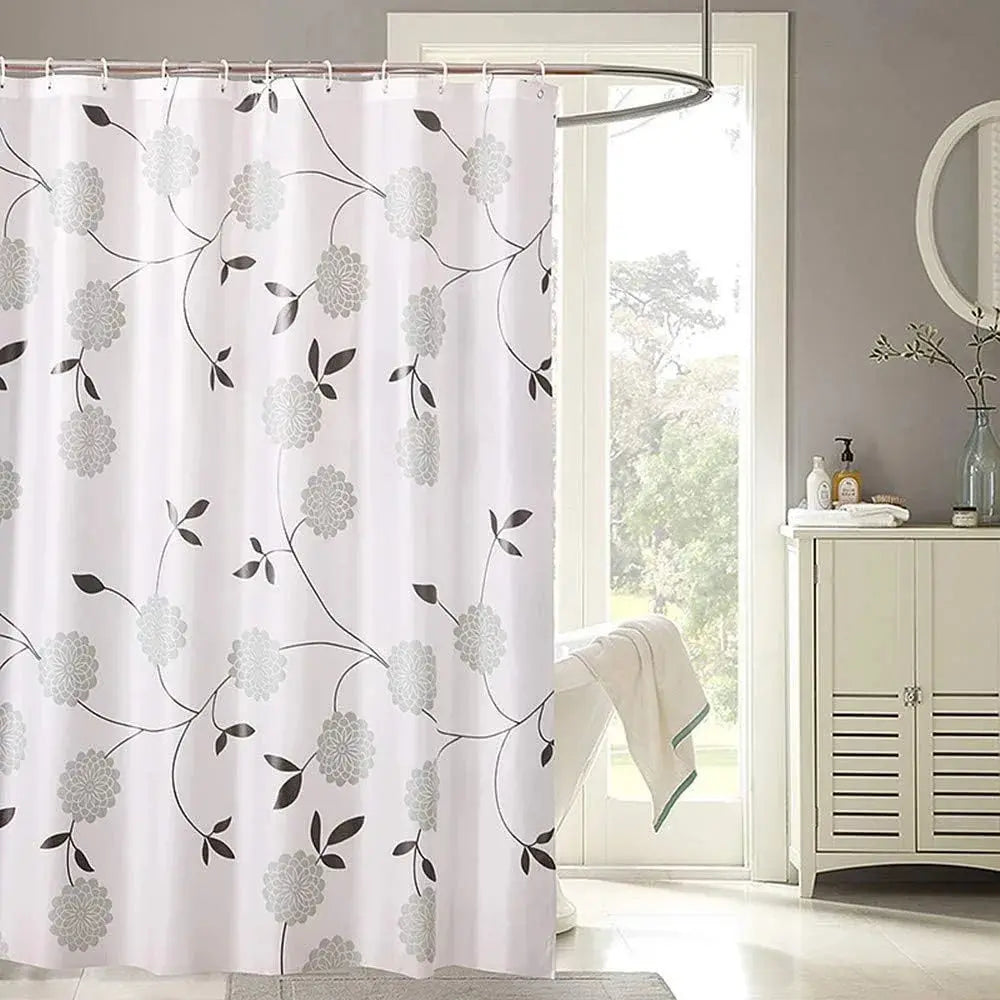 Portable Household Bath Curtain Waterproof And Mildew Proof Bathroom Partition Curtain Hanging Curtain No Need To Drill Holes RideauxDeDouche.com