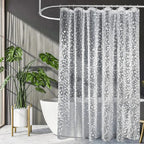 Rideau de douche, Galets Transparents RideauxDeDouche.com