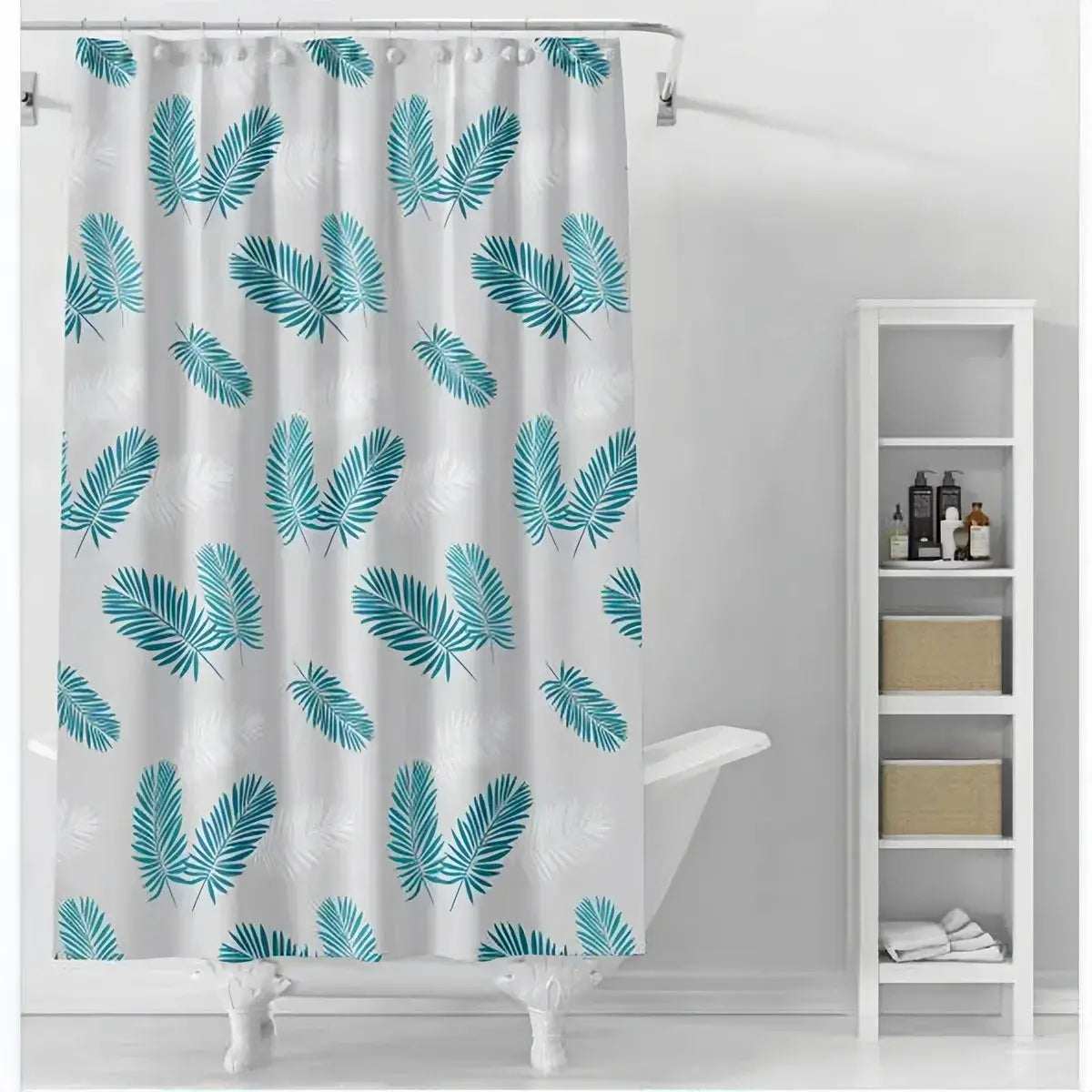 Portable Household Bath Curtain Waterproof And Mildew Proof Bathroom Partition Curtain Hanging Curtain No Need To Drill Holes RideauxDeDouche.com