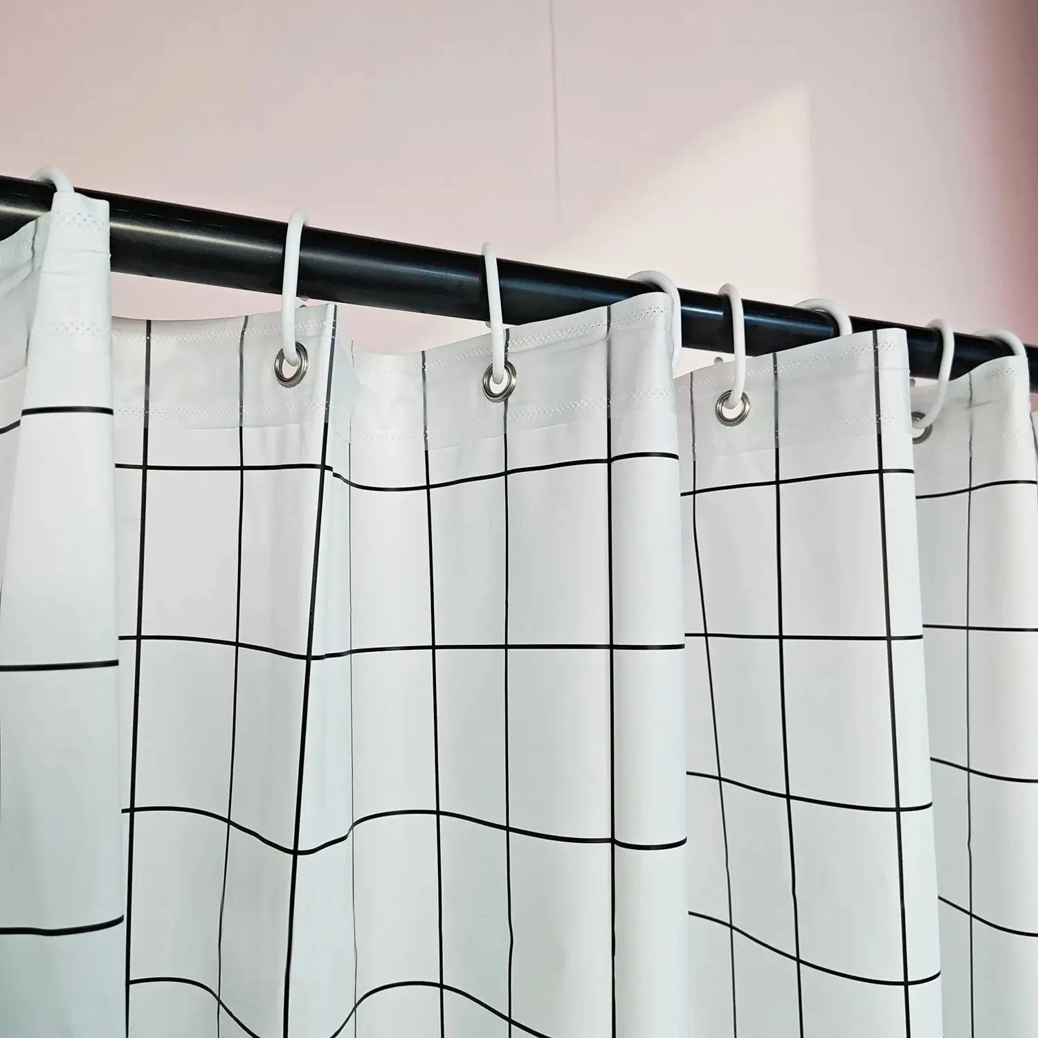 Portable Household Bath Curtain Waterproof And Mildew Proof Bathroom Partition Curtain Hanging Curtain No Need To Drill Holes RideauxDeDouche.com