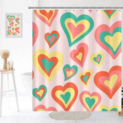 Rideau de douche, Pop Love RideauxDeDouche.com