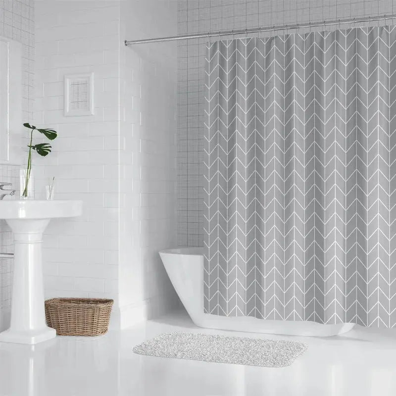 Portable Household Bath Curtain Waterproof And Mildew Proof Bathroom Partition Curtain Hanging Curtain No Need To Drill Holes RideauxDeDouche.com