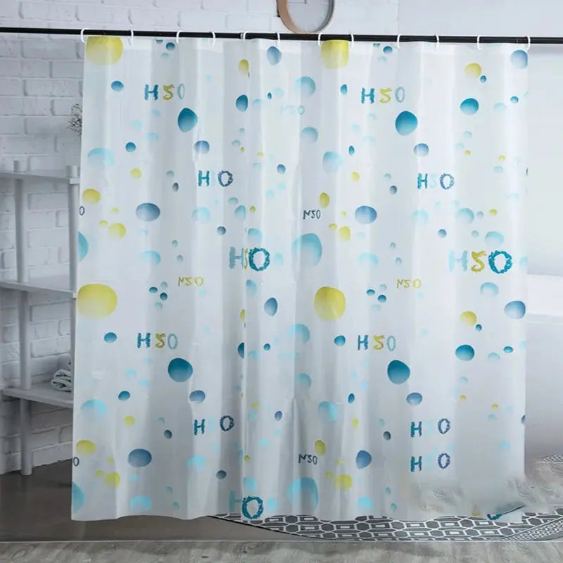 Portable Household Bath Curtain Waterproof And Mildew Proof Bathroom Partition Curtain Hanging Curtain No Need To Drill Holes RideauxDeDouche.com