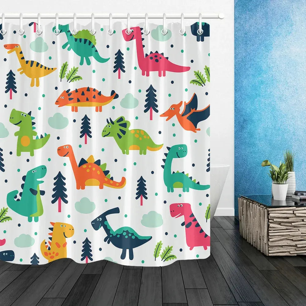 Rideau de douche, Dino Kids RideauxDeDouche.com