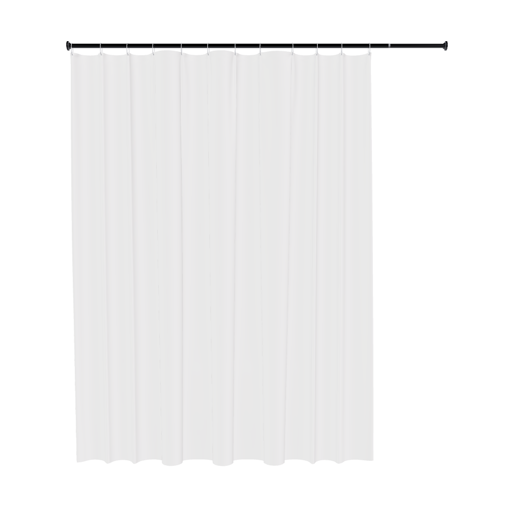 Rideau de douche, Blanc