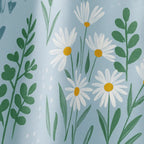 Rideau de douche champ de marguerite imperméable