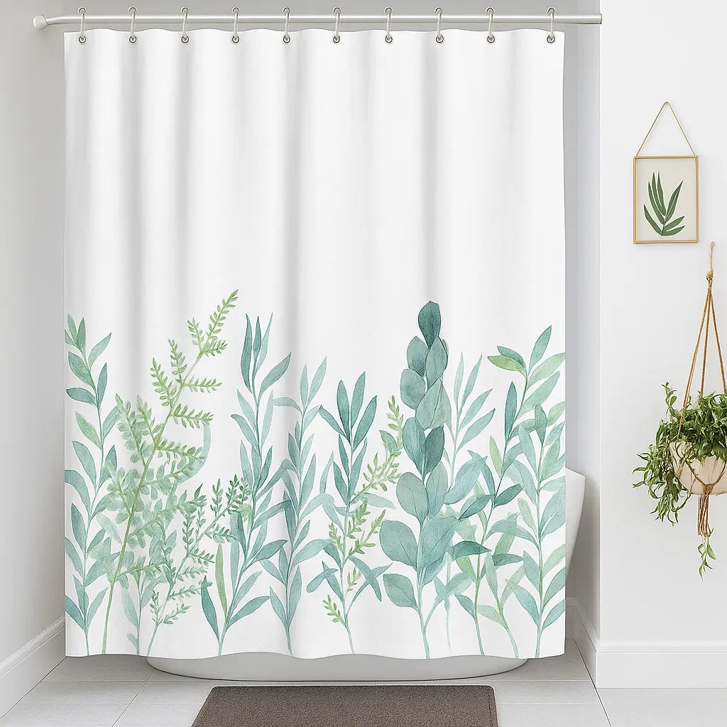 Rideau de douche eucalyptus breeze imperméable