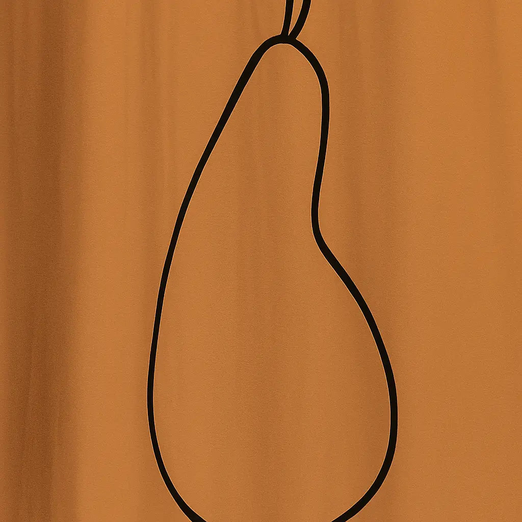Rideau de douche poire ébène imperméable