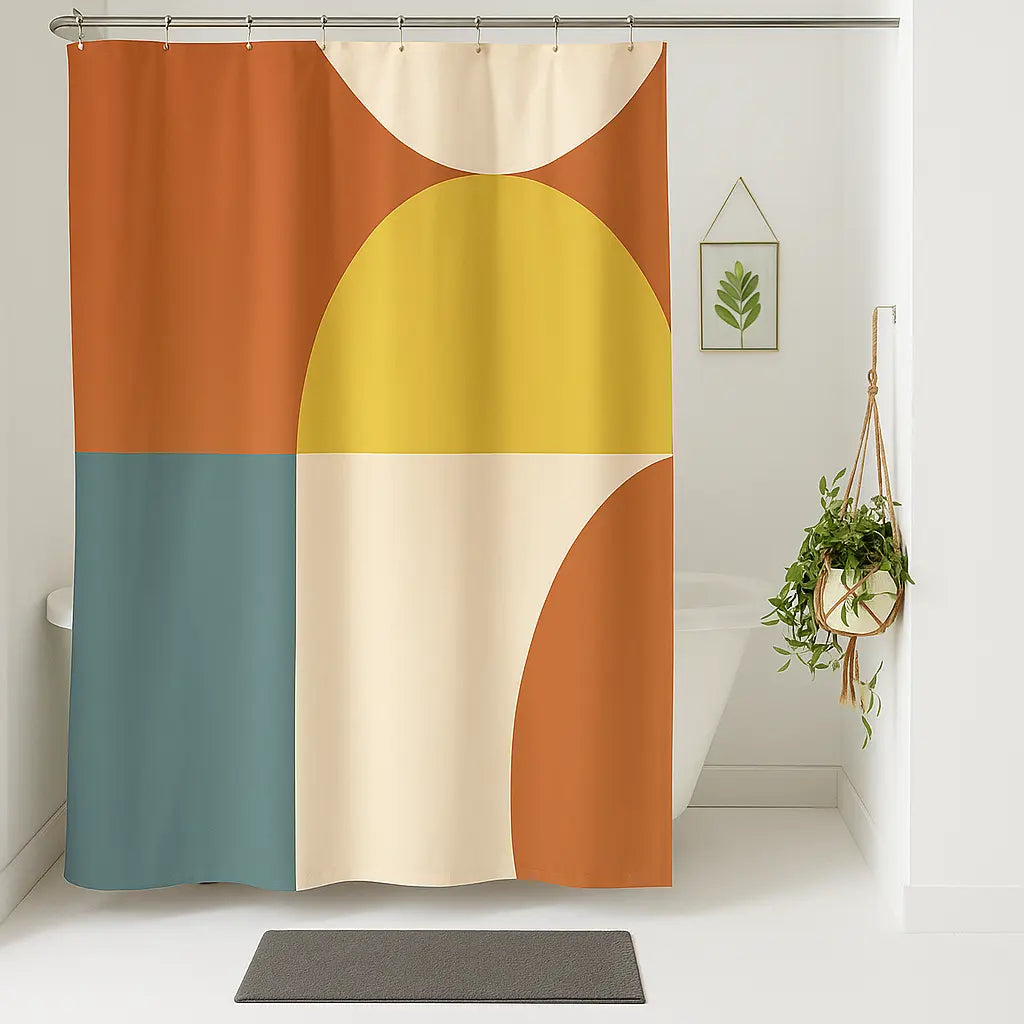 Rideau de douche sunrise imperméable
