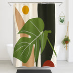 Rideau de douche tropica minima imperméable
