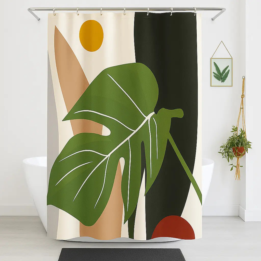 Rideau de douche tropica minima imperméable